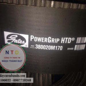 Dây curoa GATES  POWERGRIP HTD 3800-20M