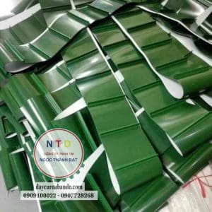 Băng tải PVC xanh 2MM DÁN GỜ T30