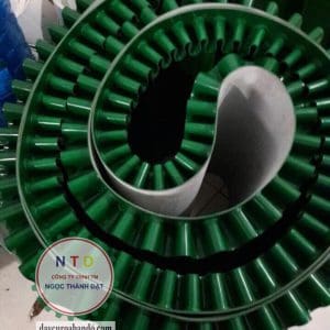 Băng tải PVC xanh DÁN BÈO 60MM