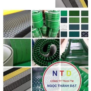 Băng tải PVC dán gân