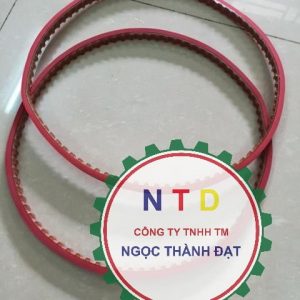 Dây curoa PU T10 dán cao su đỏ